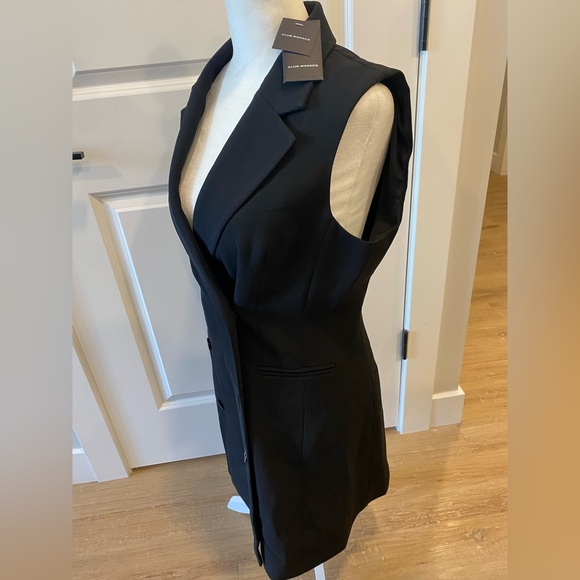 Club Monaco Black Sleeveless Mini Dress - Picture 6 of 10